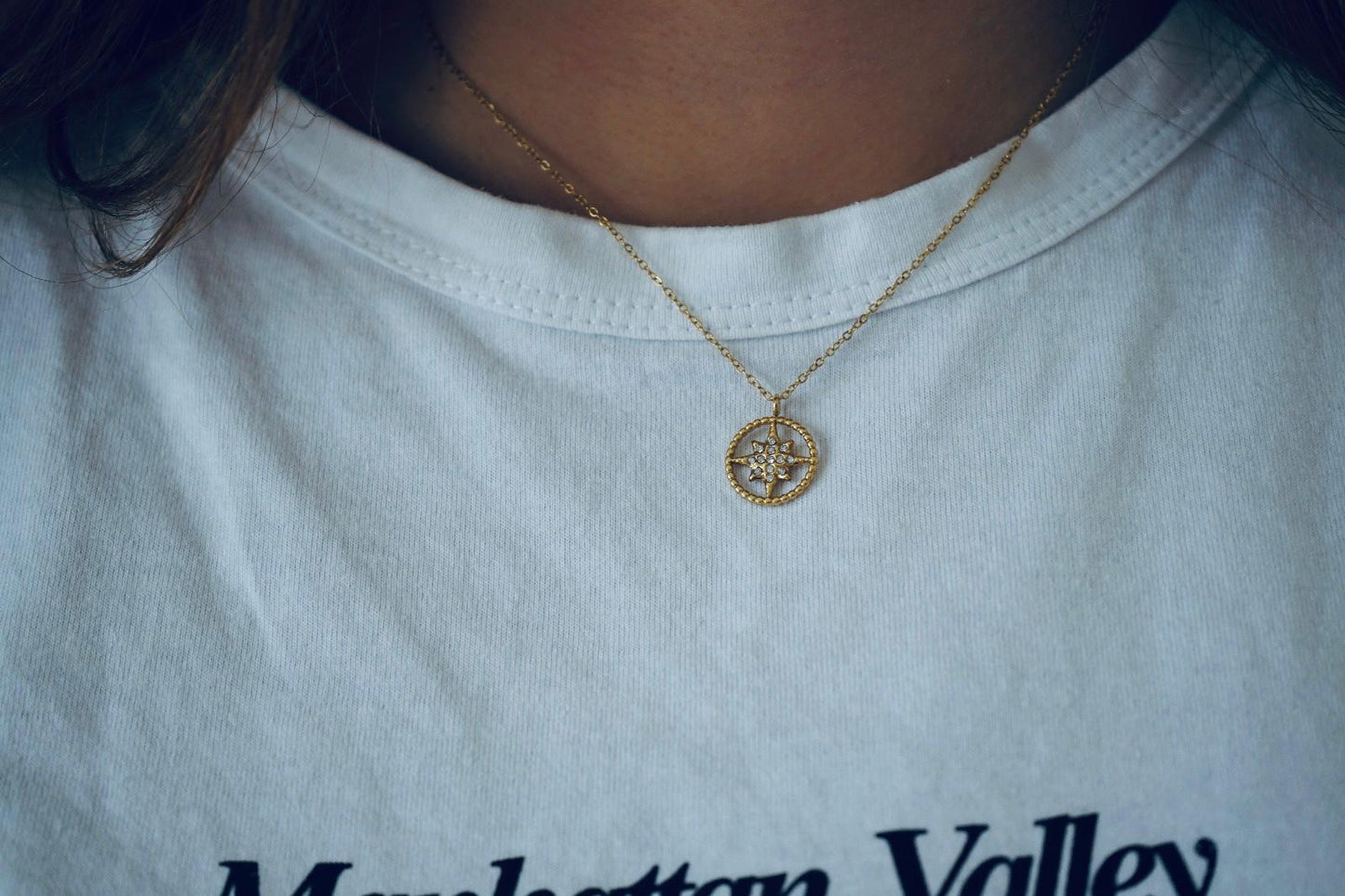 Collier Victoria doré et argenté