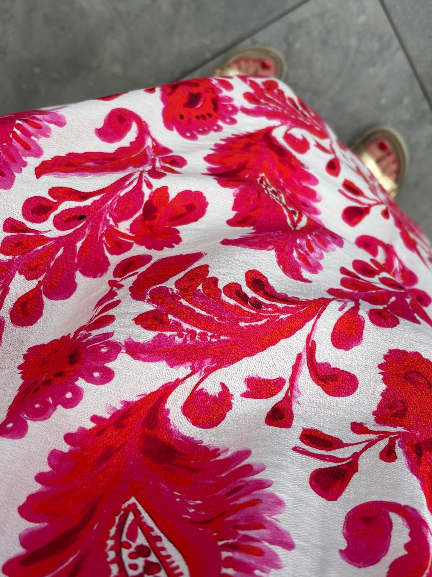 Robe longue fleurie Tina
