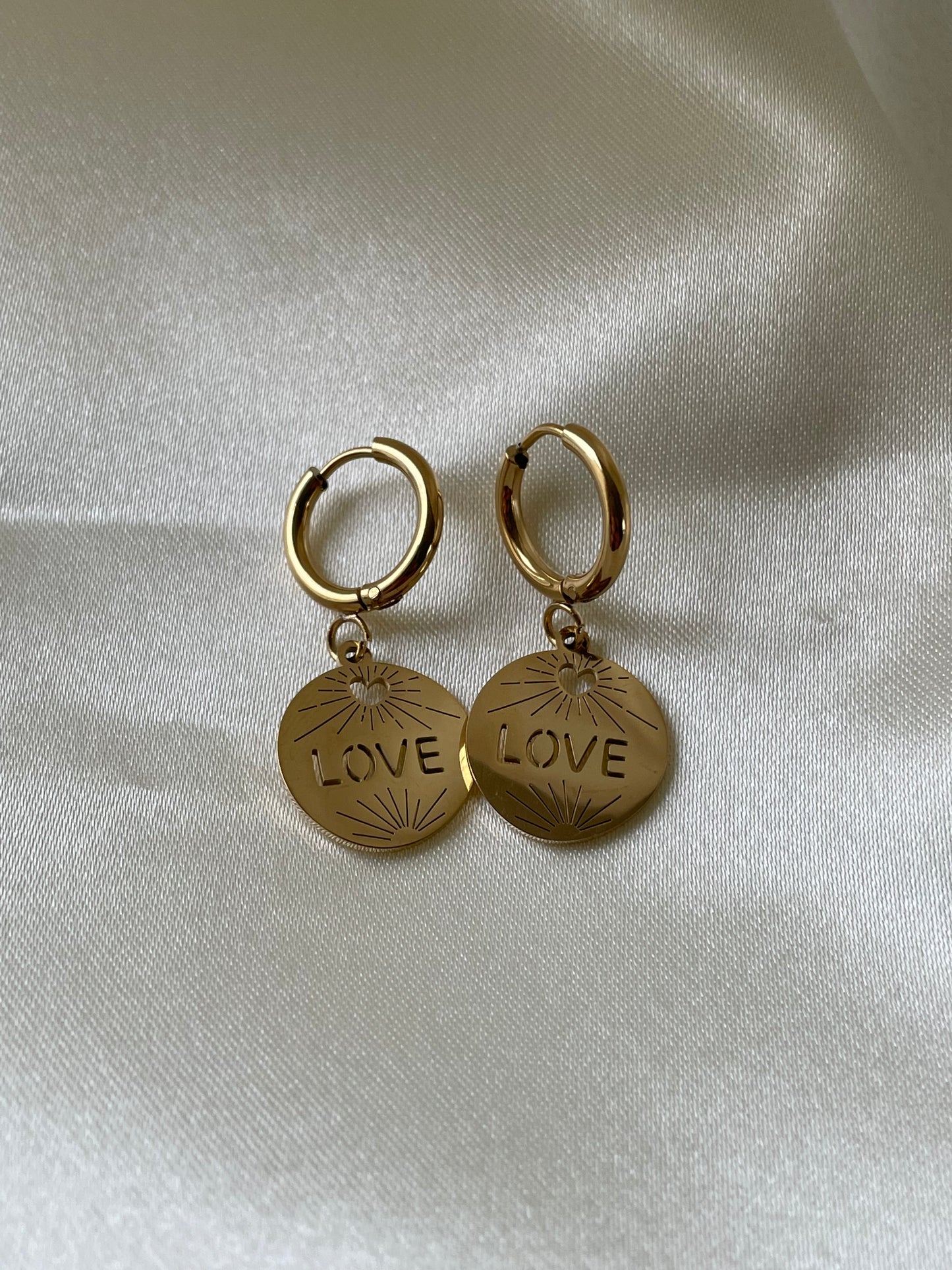 Boucles d'oreilles Love